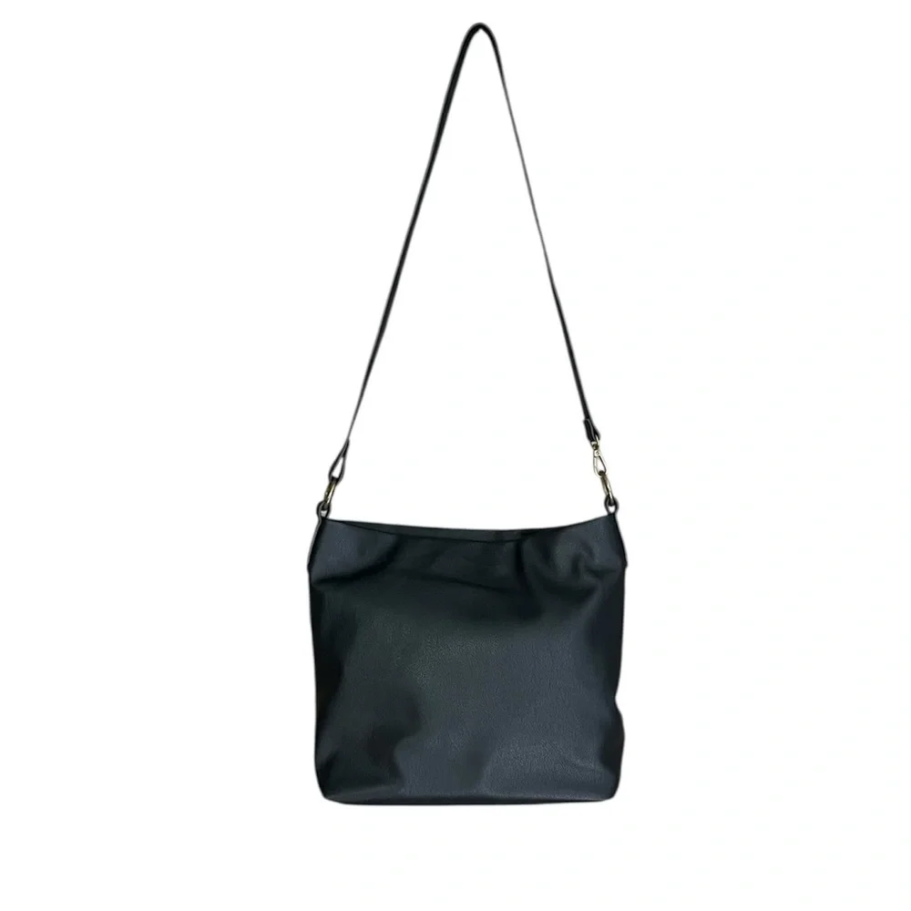New Style & Co Hudsonn Convertible Hobo Bag in Black